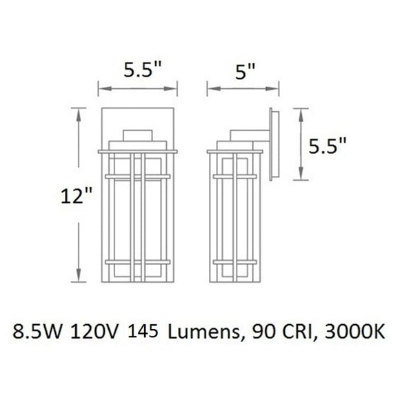 Nest LED Outdoor Wall Light