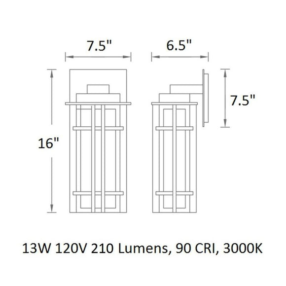 Nest LED Outdoor Wall Light