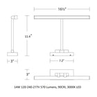 Reed LED Adjustable Picture Light