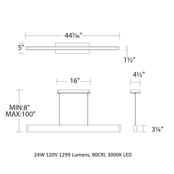 Volo LED Pendant Light