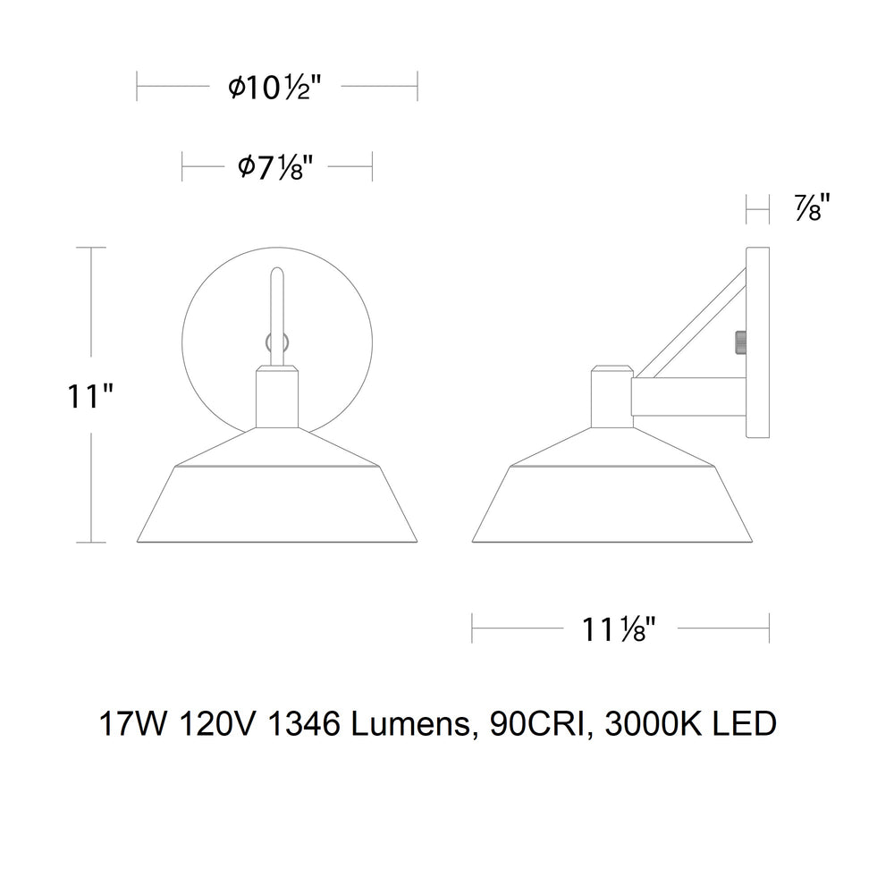 Rockport LED Outdoor Wall Sconce