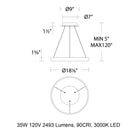 Sirius LED Pendant Light