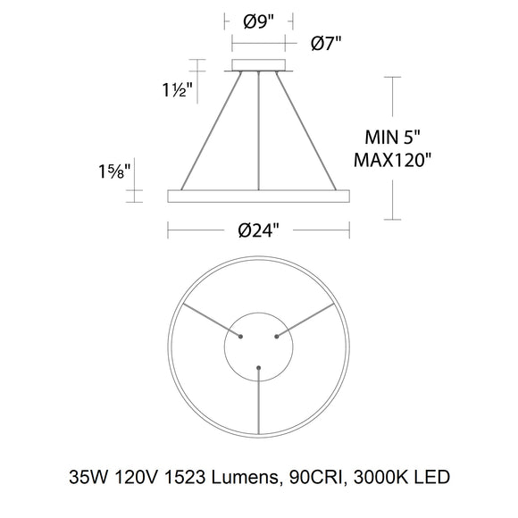 Sirius LED Pendant Light