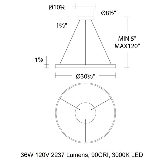 Sirius LED Pendant Light