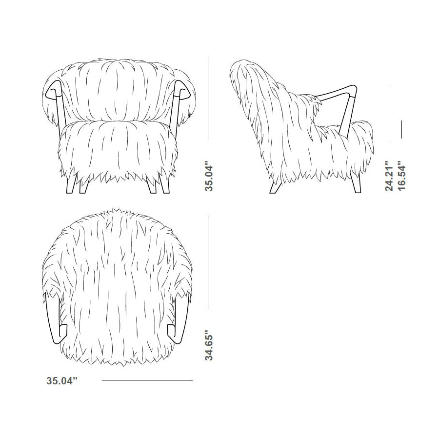 Fluffy Lounge Chair