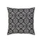 Bakuba Outdoor Pillow  option Ebony