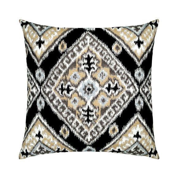 Ikat Diamond Outdoor Pillow
