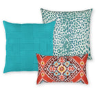Ikat Diamond Outdoor Pillow