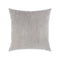 Luxe Velour Outdoor Pillow  option Pewter