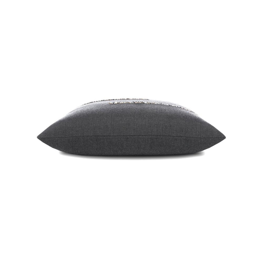 Micro Fringe Outdoor Pillow