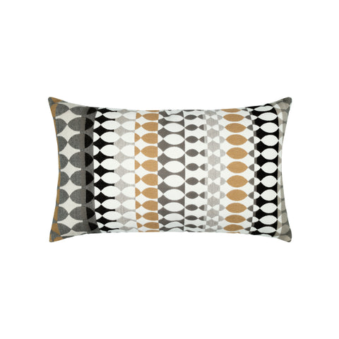Modern Oval Outdoor Pillow