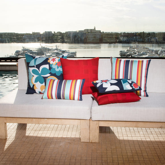 Sicily Stripe Outdoor Pillow