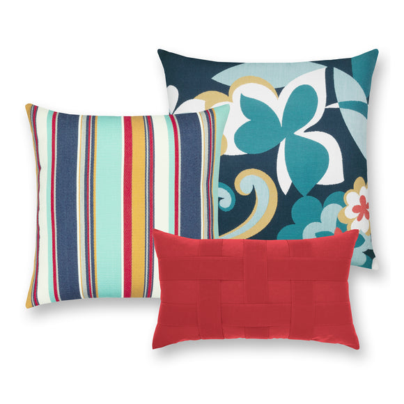 Sicily Stripe Outdoor Pillow
