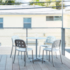 1 Inch Aluminum Stacking Chair