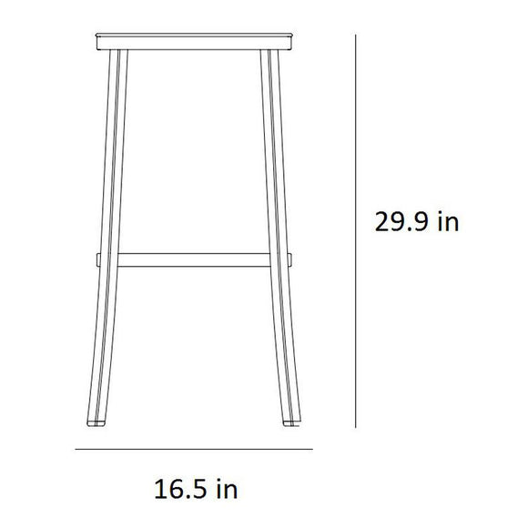 1 Inch Aluminum Stool