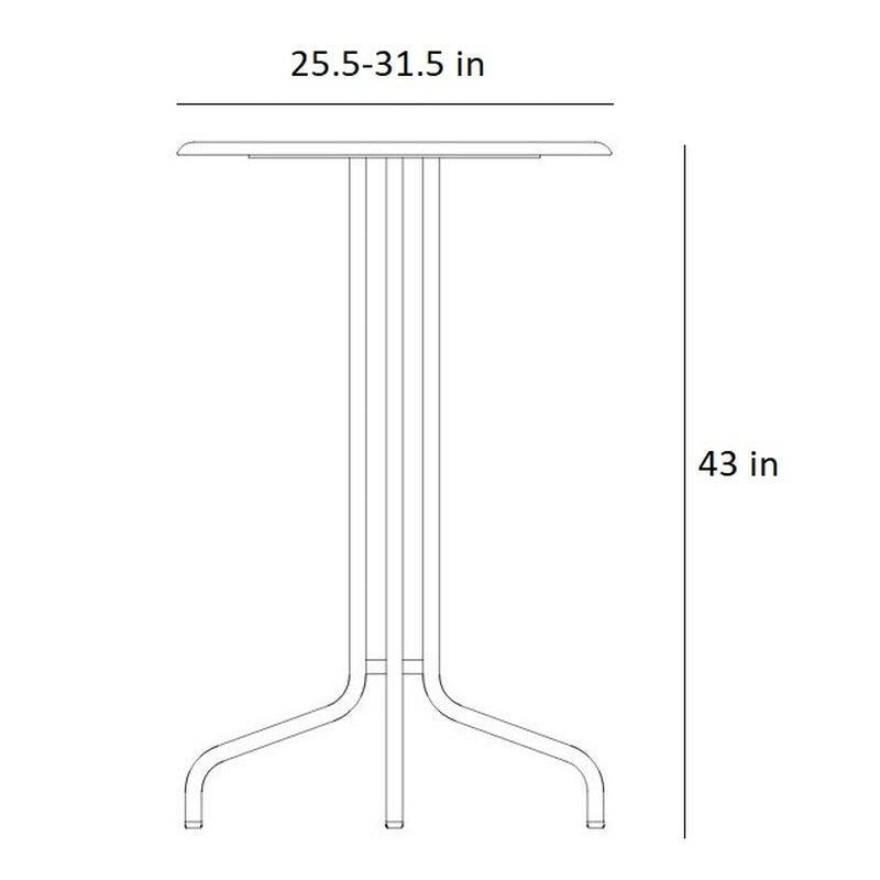 1 Inch Square Bar Table