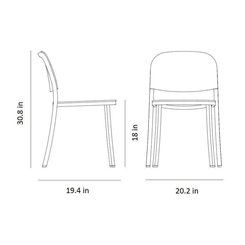 1 Inch Stacking Chair