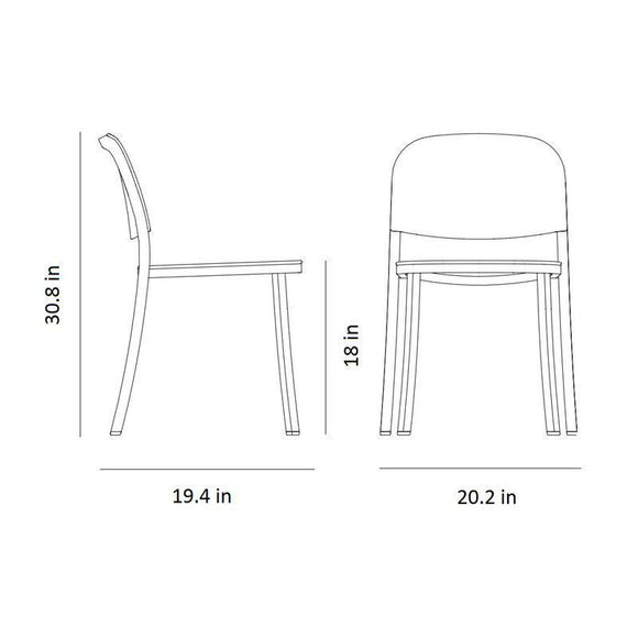 1 Inch Stacking Chair