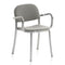 1 Inch Upholstered Armchair  option Kvadrat Divina Melange 3 0120
