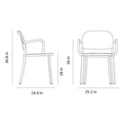 1 Inch Upholstered Armchair