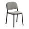 1 Inch Upholstered Chair  option Dark Powder Coated Aluminum