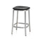 1 Inch Upholstered Bar and Counter Stool  option Spinneybeck Volo Leather Black BLCK