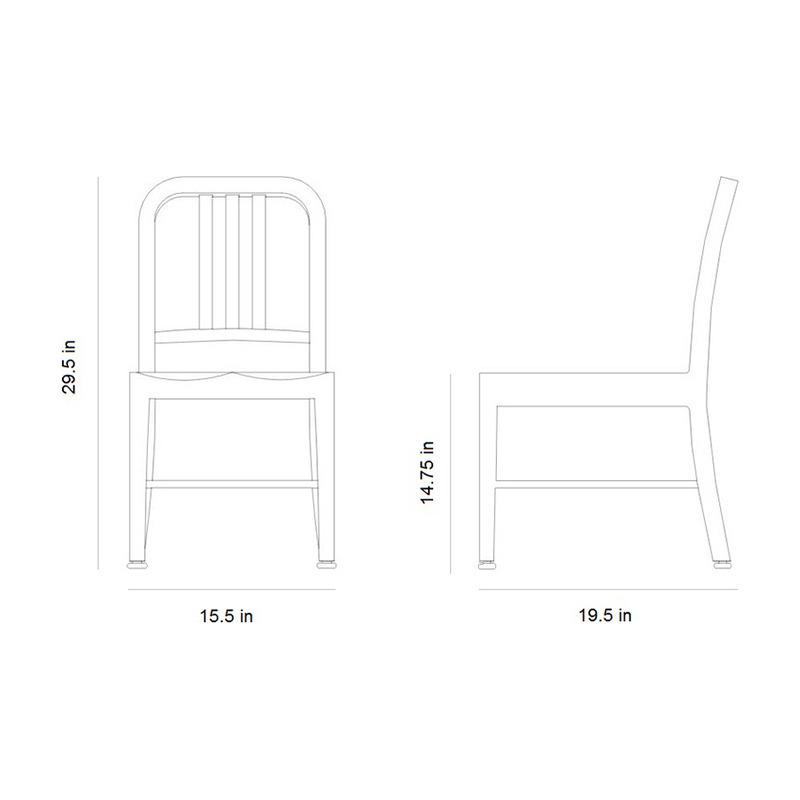 111 Navy Childs Chair