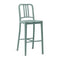 111 Navy Bar and Counter Stool  option Light Blue
