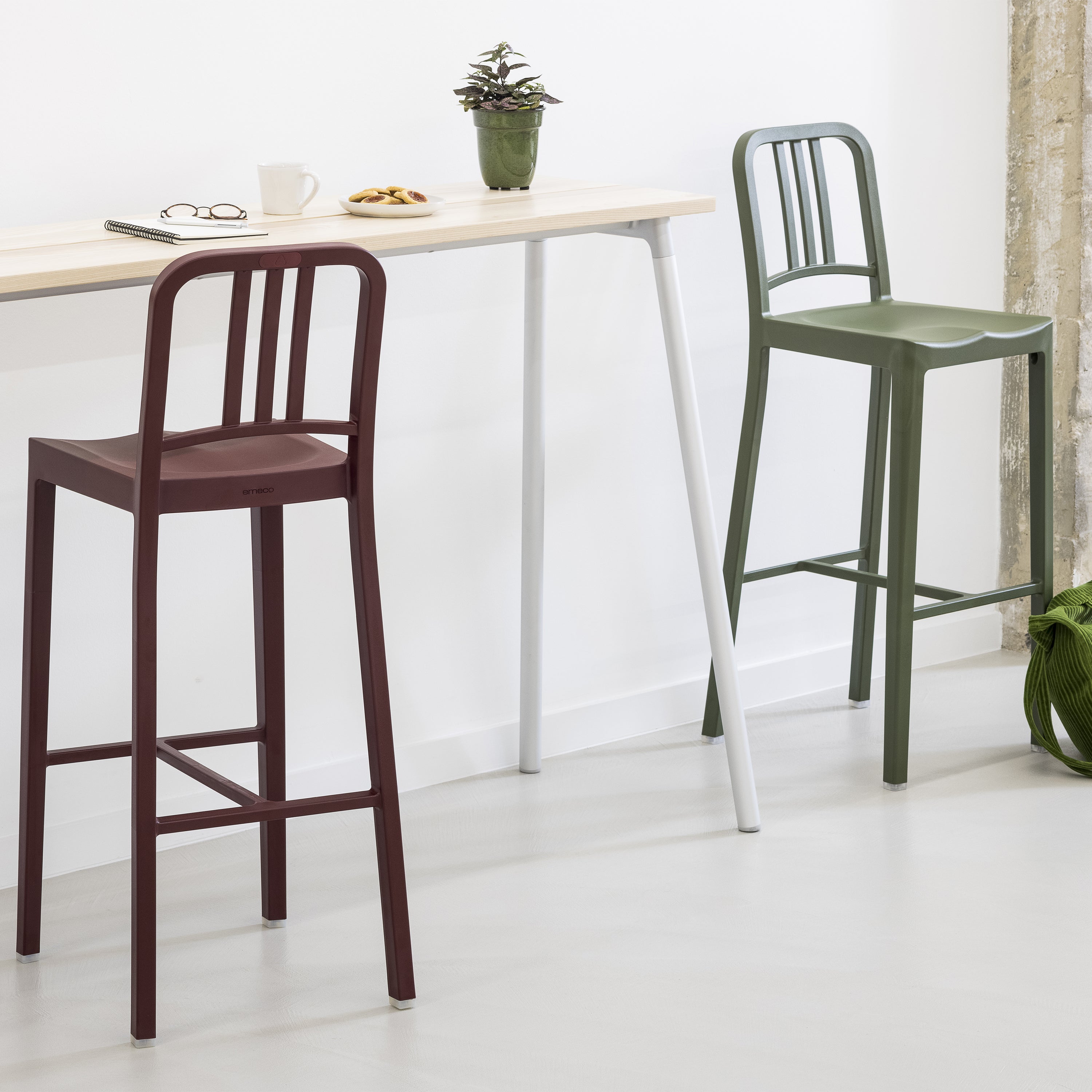 Emeco 111 Navy Bar and Counter Stool - 2Modern