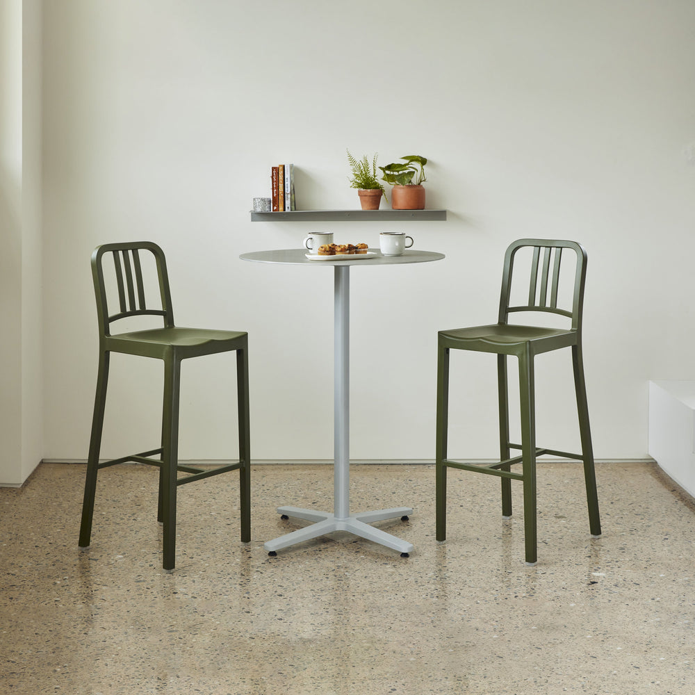 111 Navy Bar and Counter Stool