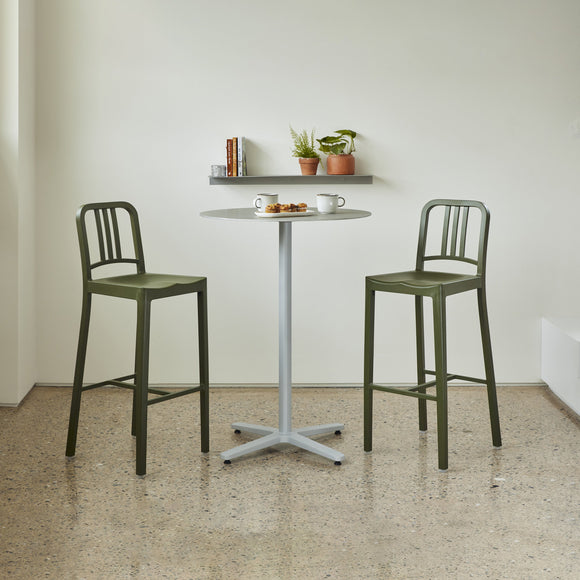 111 Navy Bar and Counter Stool