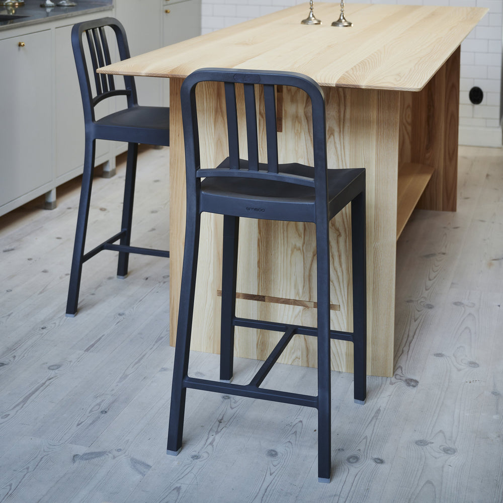 111 Navy Bar and Counter Stool