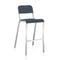 1951 Bar and Counter Stool with Metal Seat  option Atlantic Dark Blue