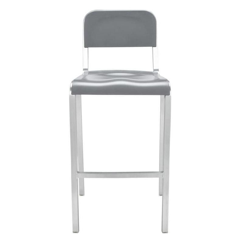 1951 Bar and Counter Stool with Metal Seat