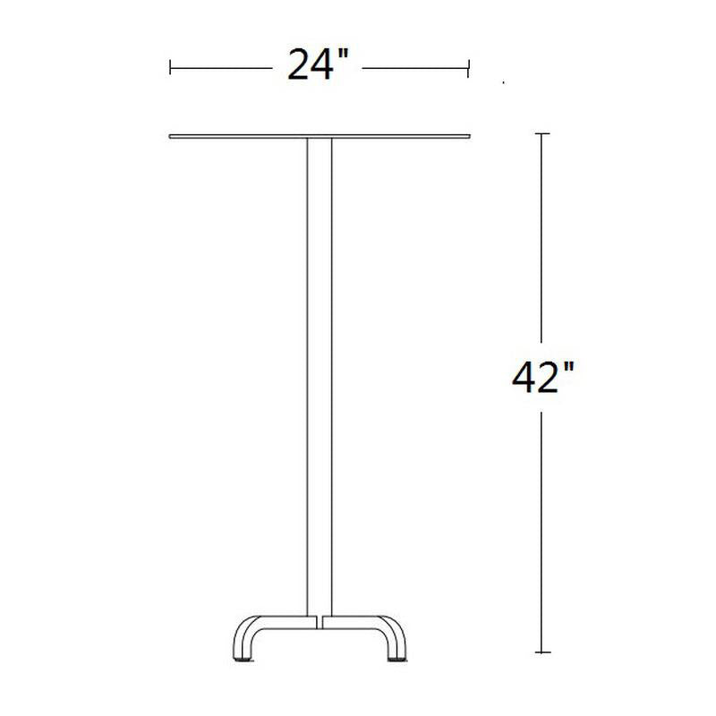 20-06 Round Bar Table