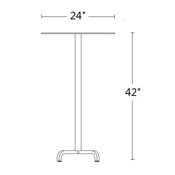 20-06 Round Bar Table