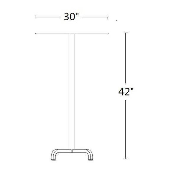 20-06 Round Bar Table