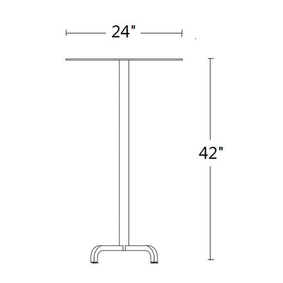 20-06 Square Bar Table