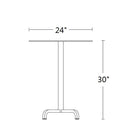 20-06 Square Cafe Table
