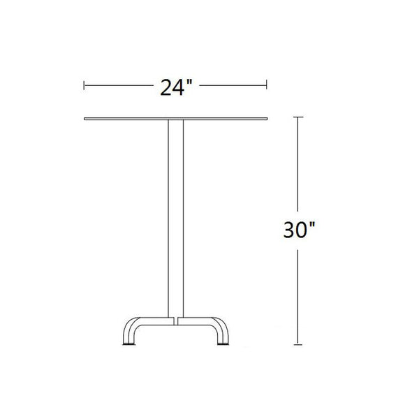 20-06 Square Cafe Table