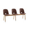 ALFI 3-Seat High-Back Bench  option Unupholstered