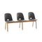 ALFI 3-Seat High-Back Bench  option Dark Grey