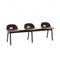 ALFI 3-Seat Low-Back Bench  option Dark Brown