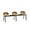 ALFI 3-Seat Low-Back Bench  option Sand