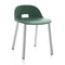 Alfi Aluminum Low Black Chair  option Green