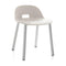 Alfi Aluminum Low Black Chair  option White