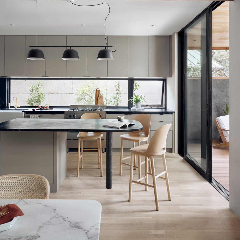 Alfi High Back Bar and Counter Stool