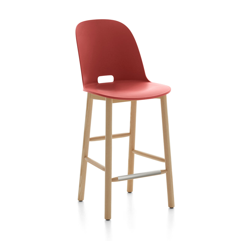 Alfi High Back Bar and Counter Stool