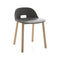 ALFI Low Back Chair  option Dark Grey