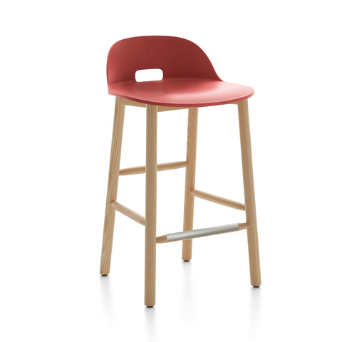 Alfi Low Back Bar and Counter Stool